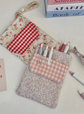 53172 多用途护士笔袋插口袋双层大容量笔套收纳笔夹高颜值笔袋