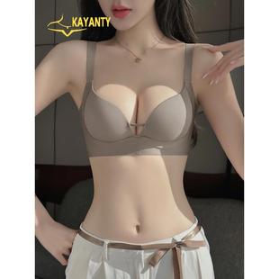 Kayanty无缝内衣女性引体向上，俯卧撑抗下垂小乳房聚集更大没有