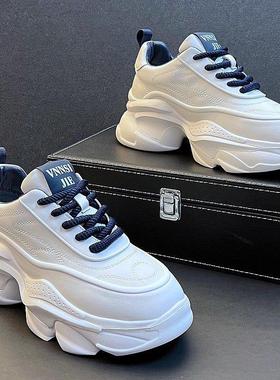 CKL Backup巨推荐喜欢细节入手~ 内增高小白鞋男软底百搭潮流厚底