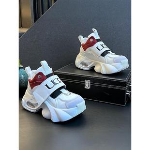 穿出你的气场~CKL Backup!小众百搭老爹鞋男帅气厚底小白鞋内增高