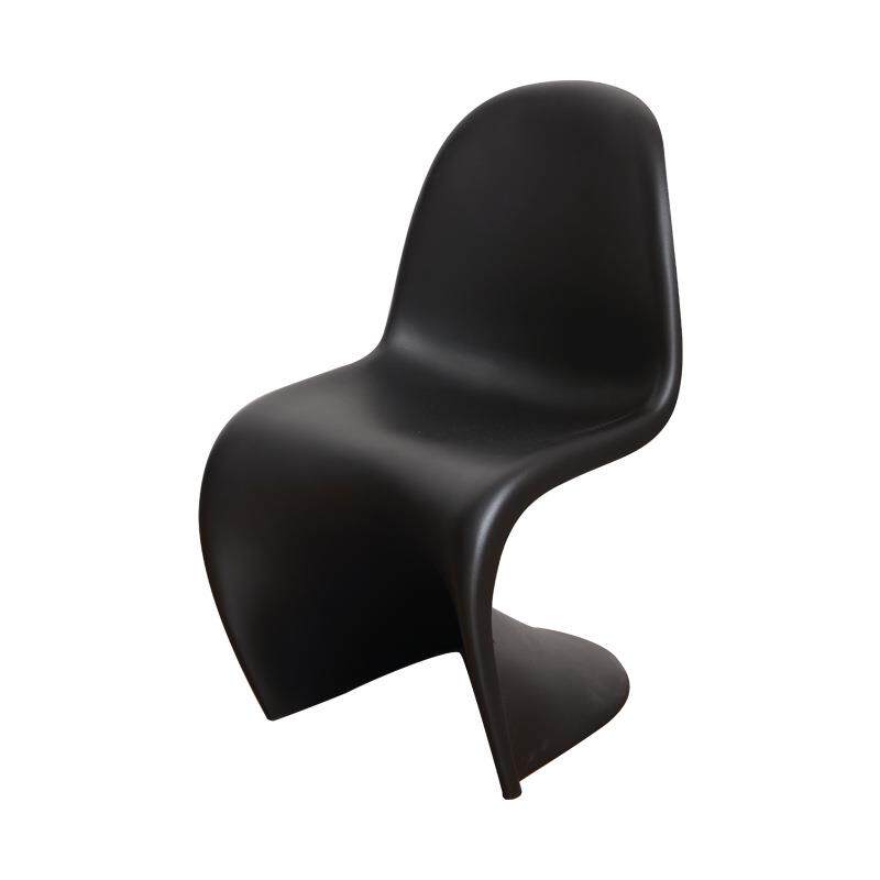 北欧创意休闲家用餐椅网红设计师vintage潘东椅s椅久坐舒适美人椅