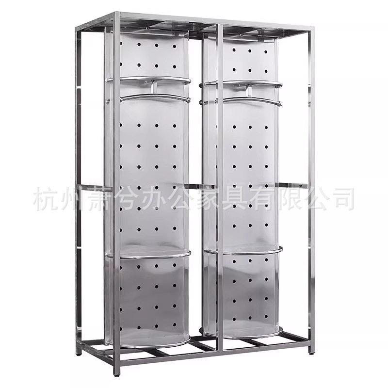 不锈钢消防衣架战斗服架救援服衣帽架电动旋转智能防火服存放架子图片