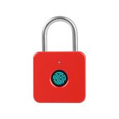 智能指纹挂锁学生宿舍健身房柜门旅行箱充电指纹挂锁