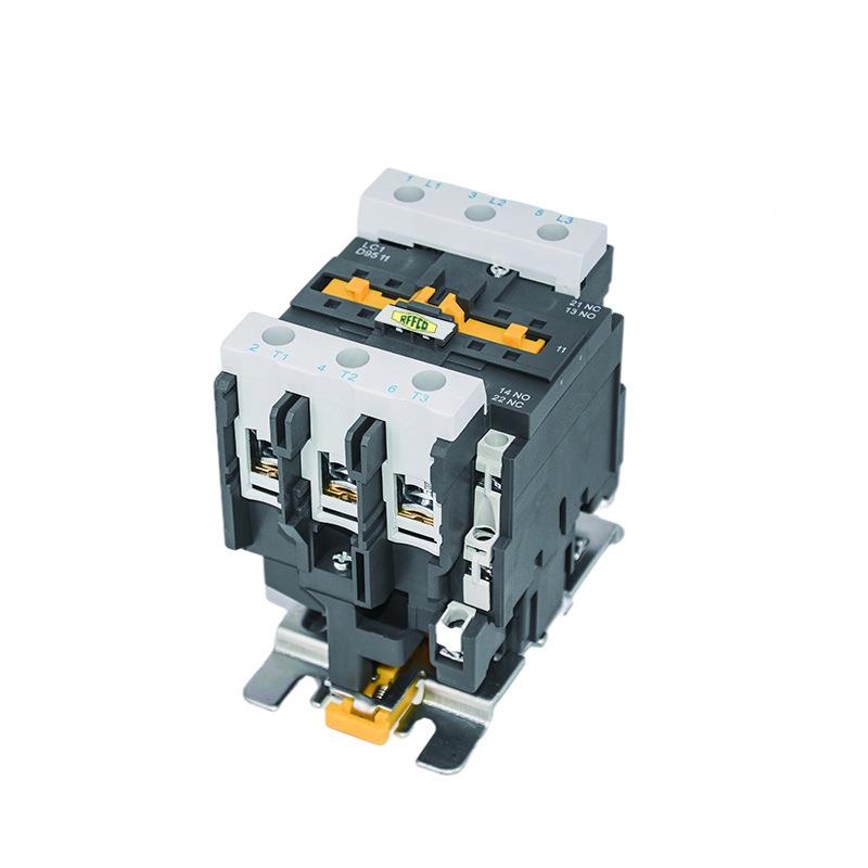 空调交接触0器家用CJX2流接触器5A/4触2P1P/220V交流接器银点端子