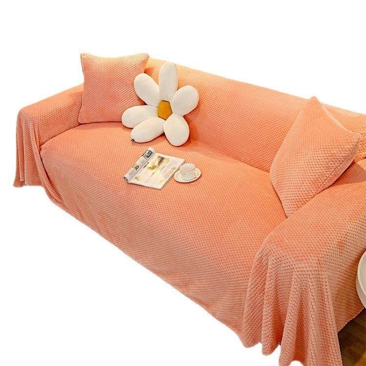 冬季防猫爪毛绒沙发盖布加厚高级感沙发巾全包万能套罩盖毯沙发垫,居家布艺,沙发套,淘宝优惠券,粉丝福利购,淘宝优惠卷