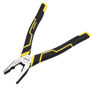 8寸工业钢丝钳多用老虎克丝钳断线平口钳电工夹持工具6寸