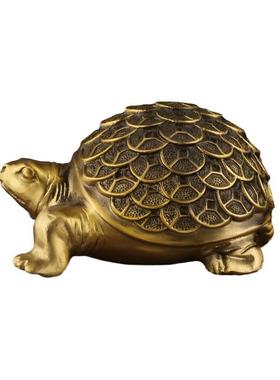 铜乌龟摆件金钱龟金龟铜龟长寿龟小乌龟铜器摆件厂家
