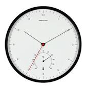 创意金属数字挂钟：轻风细语北欧简约风格 温度计多功能挂钟