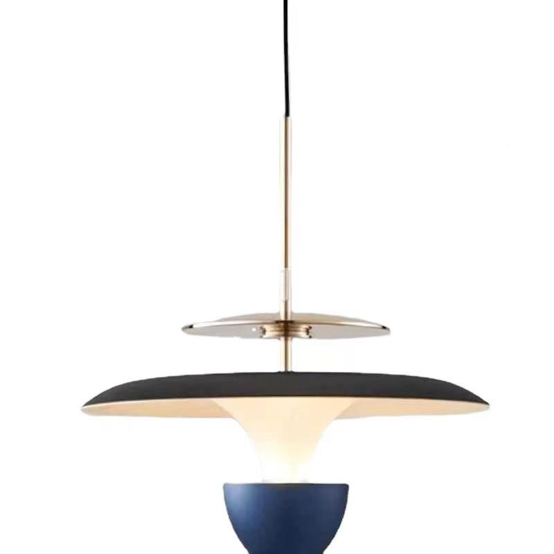 床台头吊吧灯现代210简约极简升降小吊灯轻奢卧室浪漫意蘑菇餐创