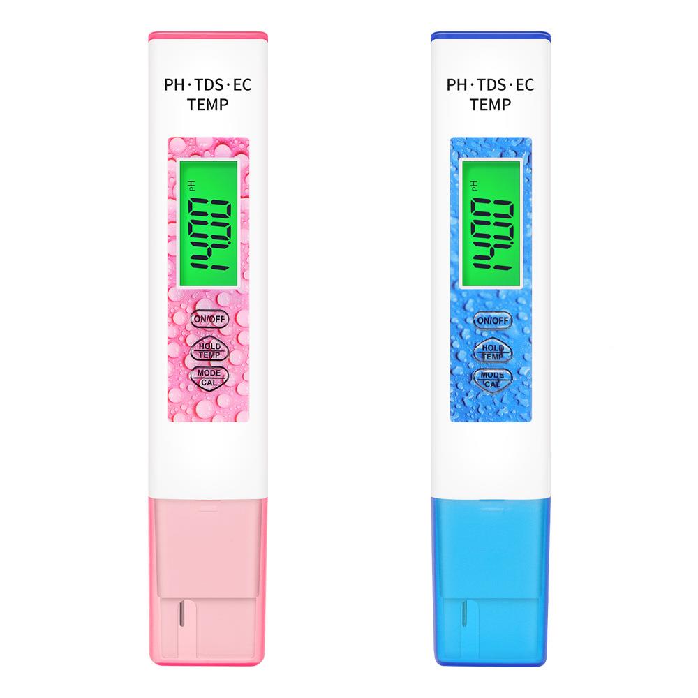 MF-0一1新款ph多水参数质分仪便携鱼缸游泳池tds四合水质检析测笔