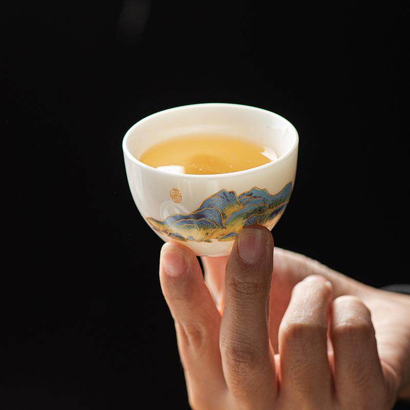 羊脂玉瓷旅行茶具套装户外便携收纳高档白瓷户外泡茶杯印制带茶盘,餐饮具,旅行茶具,淘宝优惠券,粉丝福利购,淘宝优惠卷