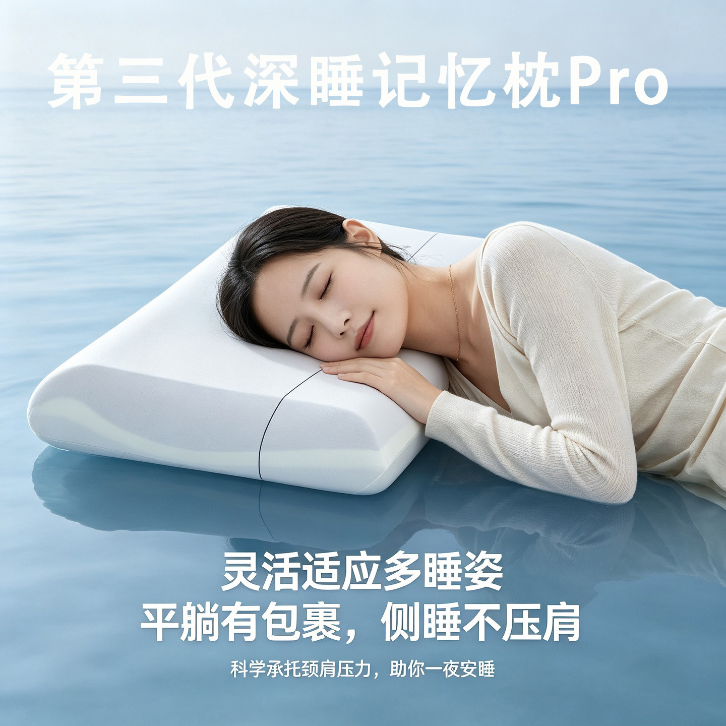 第三代深睡记忆棉护颈助眠记忆枕图片