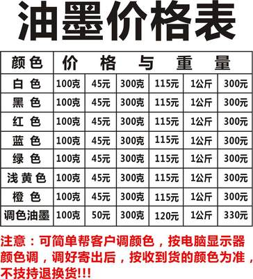 属户外金漆面墨耐晒油4烤漆面油墨年喷塑喷粉金XIV属油丝印网板油