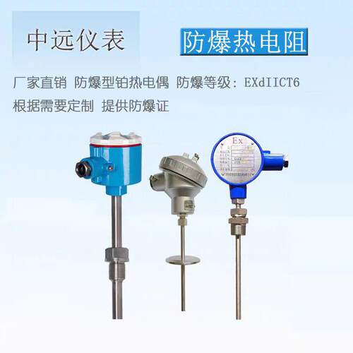 PT100型防爆型热电阻热电偶温度变送器传感器WZP-240固定螺纹探头