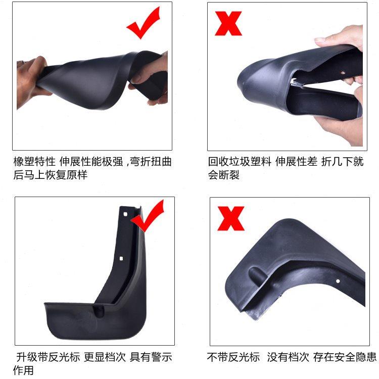适用江淮瑞风M4挡泥板原装1618款瑞丰m4汽车改装配件前后轮档泥u.