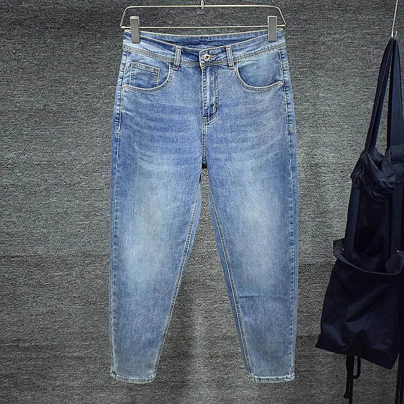 it Afternnaths潮牌牛仔裤男宽松休闲直筒锥形小脚萝卜哈伦春秋季