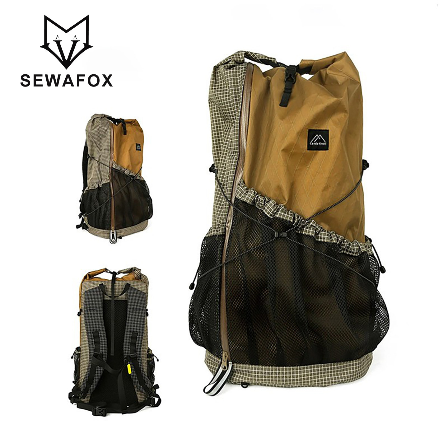 轻量化户外包露营爬山徒步旅行登山包多功能双肩包超轻便防水背包