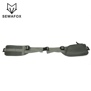 腰包人体工程学减负腰带腰封可拆卸可调节登山徒步户外背包配件男