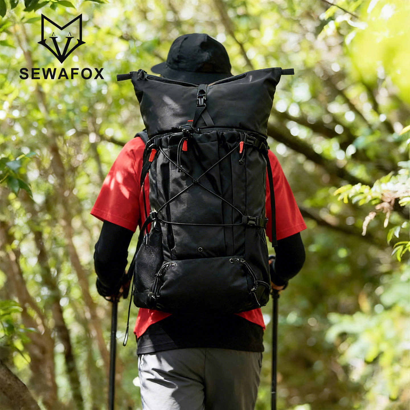 户外登山包轻量化专业大容量双肩包防水轻便徒步旅行爬山露营背包