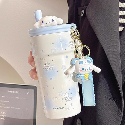 新款女生卡通吸管杯高颜值316杯