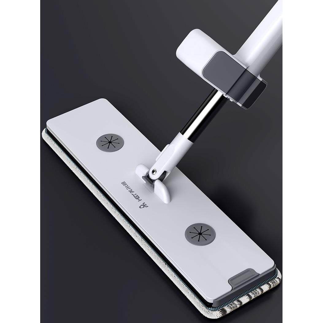 美尔雅第五代高端品质平板拖把干湿两用免手洗木地板专用加厚女神