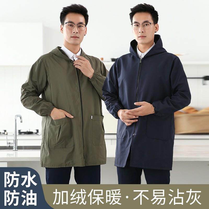 2025新款加绒罩衣冬天男款加围裙