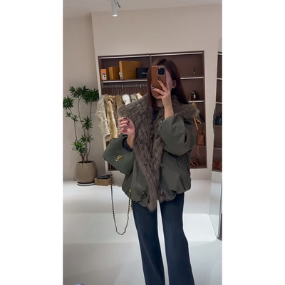 诺华NovaBloom-羽绒服(配可拆真狐狸毛毛领)(含50鹅绒)XF36269953