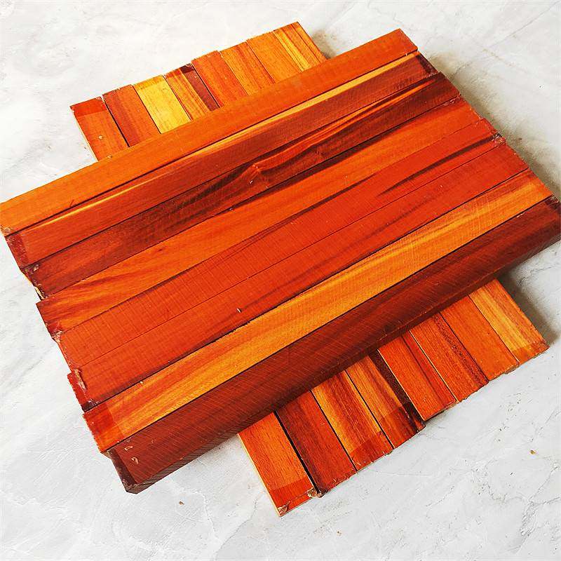 科檀原木料 小叶紫檀木雕 葫芦把件料刀柄木片唢呐镇尺佛珠印章料