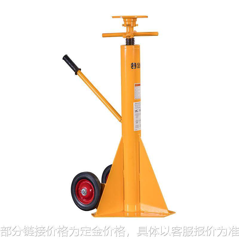 集装箱卡车支撑卡车顶 5t拖车稳定千斤顶拖车固定支架tj40卡车顶