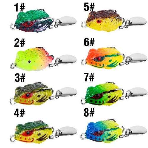 1pc Mini Soft Frog 25mm 3g Snakehead Lure Topwater