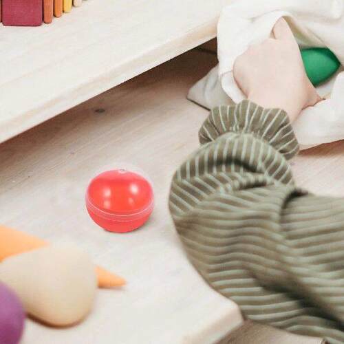 50 Pcs Egg Shell Gumballs Empty Capsules Twisting Plaything