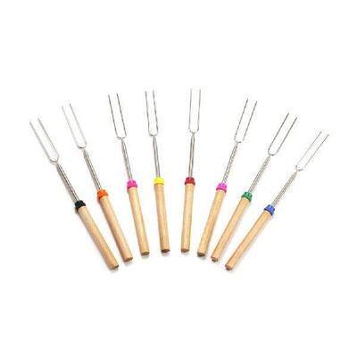 1 pc Telescoping Barbecue Fork Stainless Steel Sausage