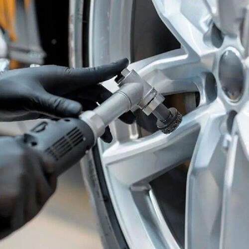 Wheel Stud Cleaner Wheel Hub Cleaning Tool Portable Rust
