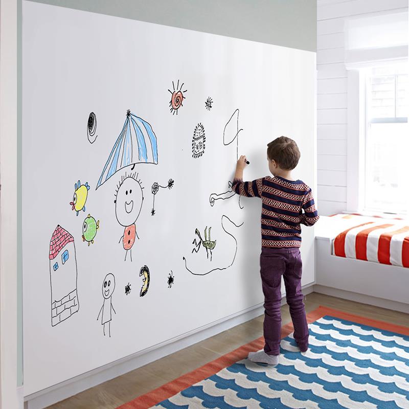 Soft white board wall sticker self-adhesive whiteboard