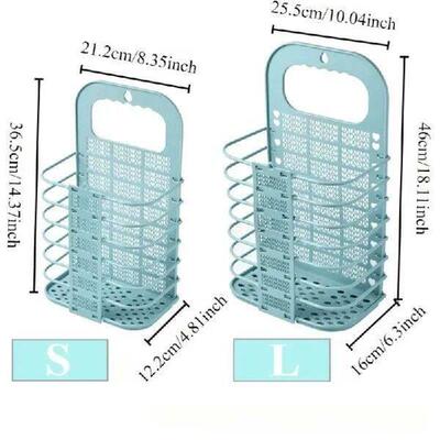 Folding Laundry Basket Dirty Clothes Storage Basket