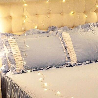 one pair 48x74cm Korean style lovely pink pillow cover