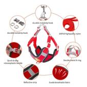 harness Pull Breathable Pet Reflective Dog