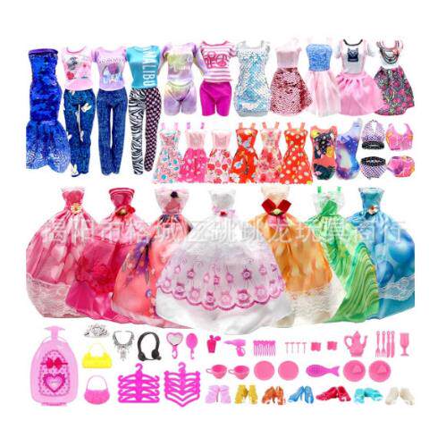 .79PcsSet Barbies Doll Clothes Accessories for Barbie Doll S