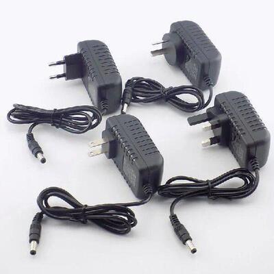 AC DC 12v 2A 2000ma power supply adaptor EU UK AU US PLUG