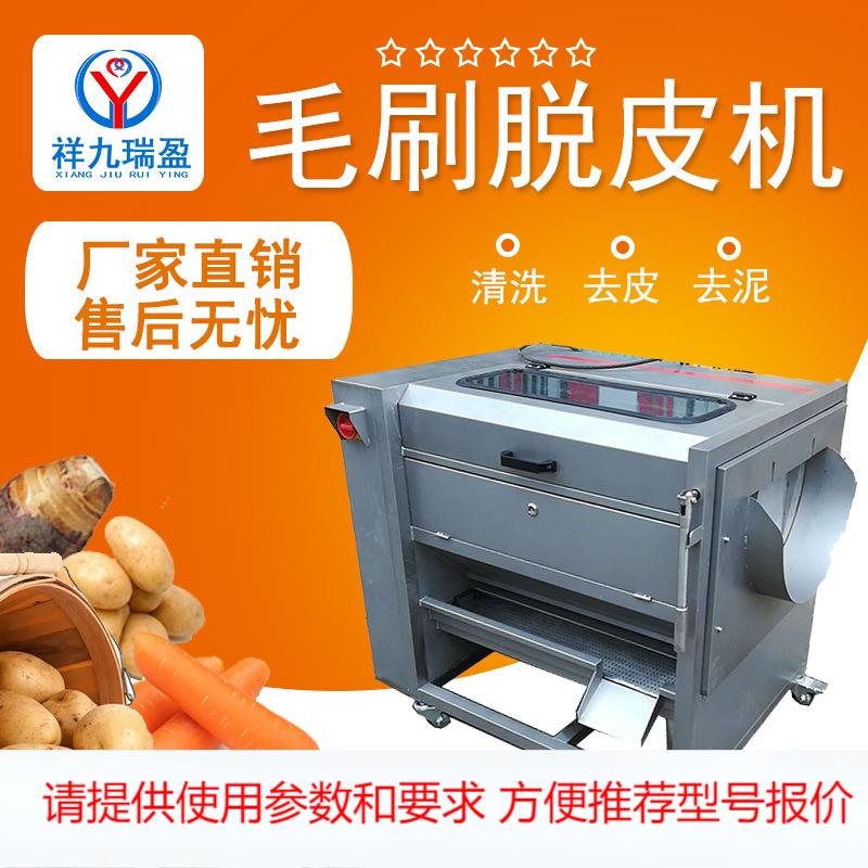 厂家直供小龙虾毛刷清洗机 海鲜贝壳螺蛳等清洗机 广州广西清洗机