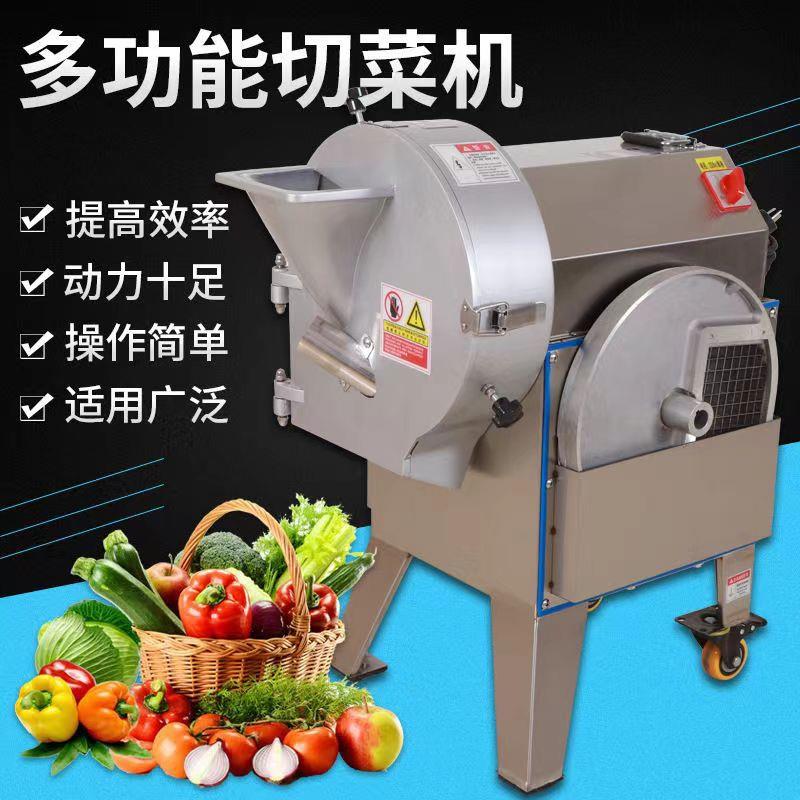 商用切丝切片切丁机土豆萝卜南瓜多功能切菜机850型双头切菜机