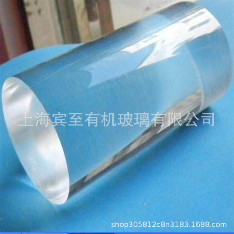 高透明亚克力棒直径50mm60mm70mm有机玻璃棒实心圆棒可抛光现货