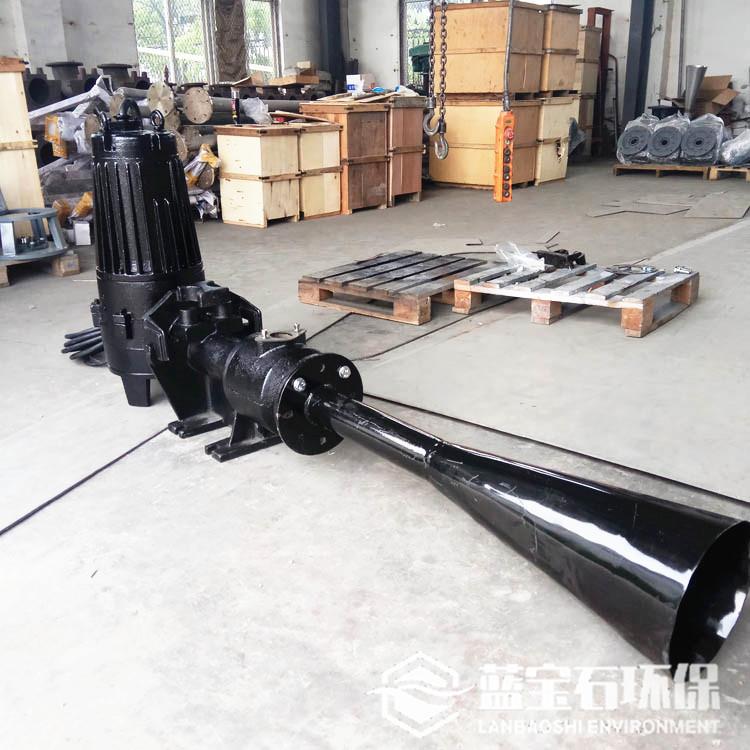 沉水喷流式曝气机射流曝气机移动式5.5kwQSB5.5无噪音自吸式