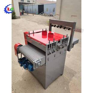 细木工板条清边锯台式木工出方清边设备小型全自动红外线溜边锯