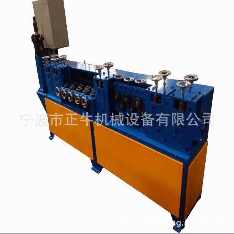 全自动伺服扁丝调直开料冲孔一体机异型线数控矫直切断机