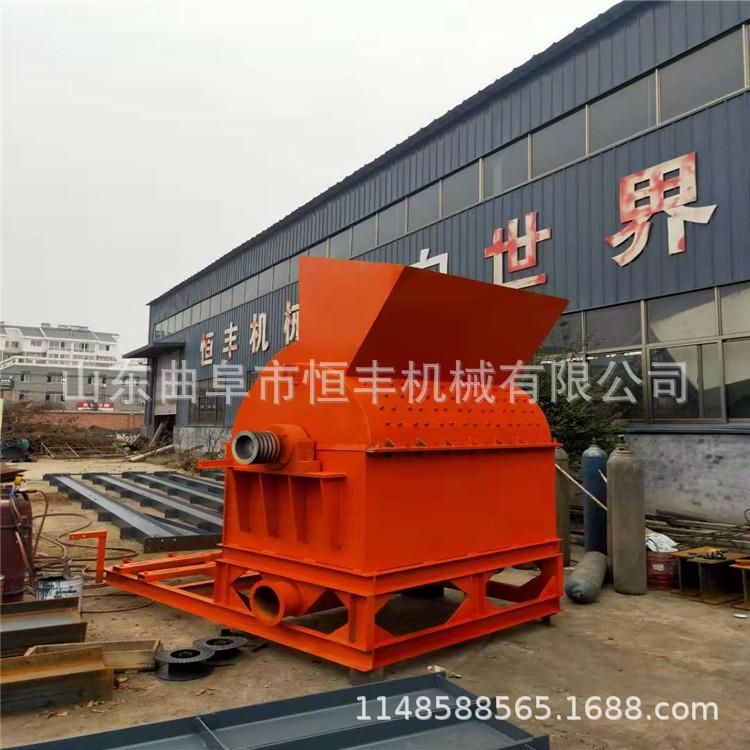 内蒙园林可移动柴油带动果木树枝圆木菌菇料锯末机玉米芯粉碎机