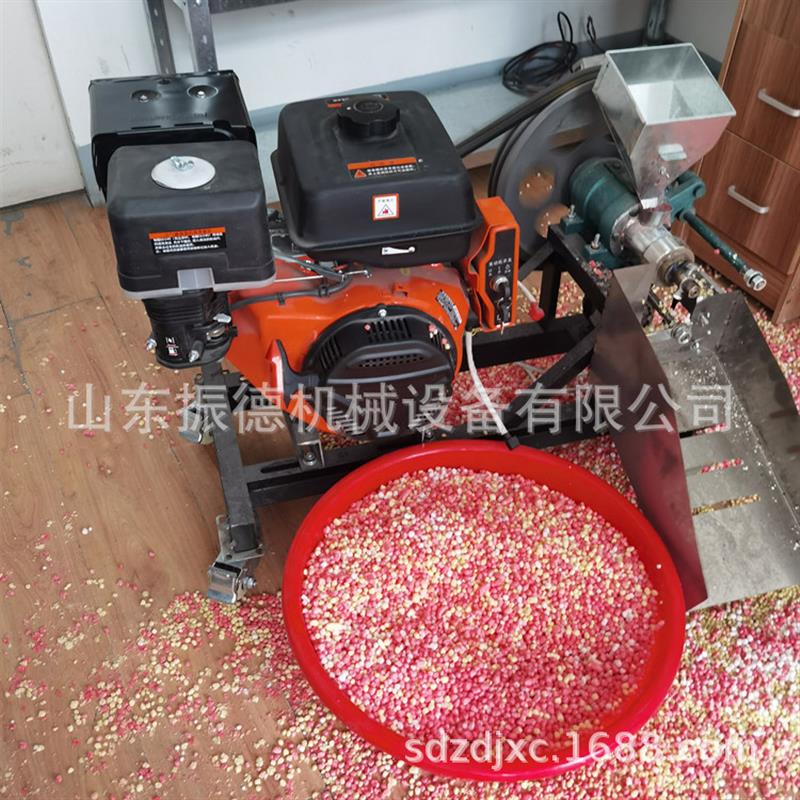 小型车载杂粮膨化机视频 月牙湾玉米膨化机 流动摆摊大米膨化机