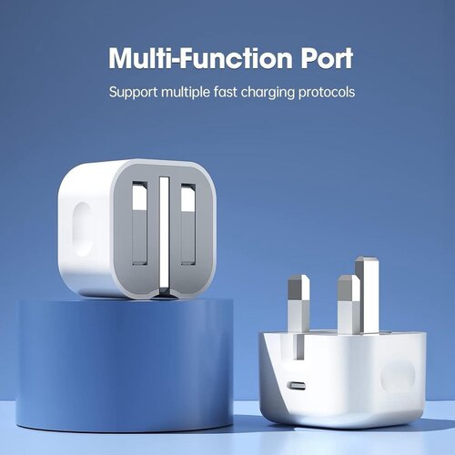 UK英规30W快充电器适用苹果18/17iphone16MaC Book13三星华为编织线14ipad原装港版插头15TypeC