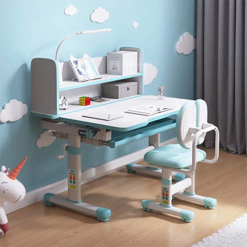 2025新款学习桌小学生家用书桌儿童书桌椅子套装可升降作业课桌
