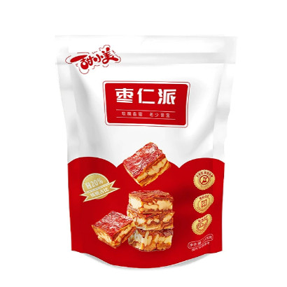 好想你甜小美枣仁派175g枣夹核桃红枣真空独立包装源头新疆特产